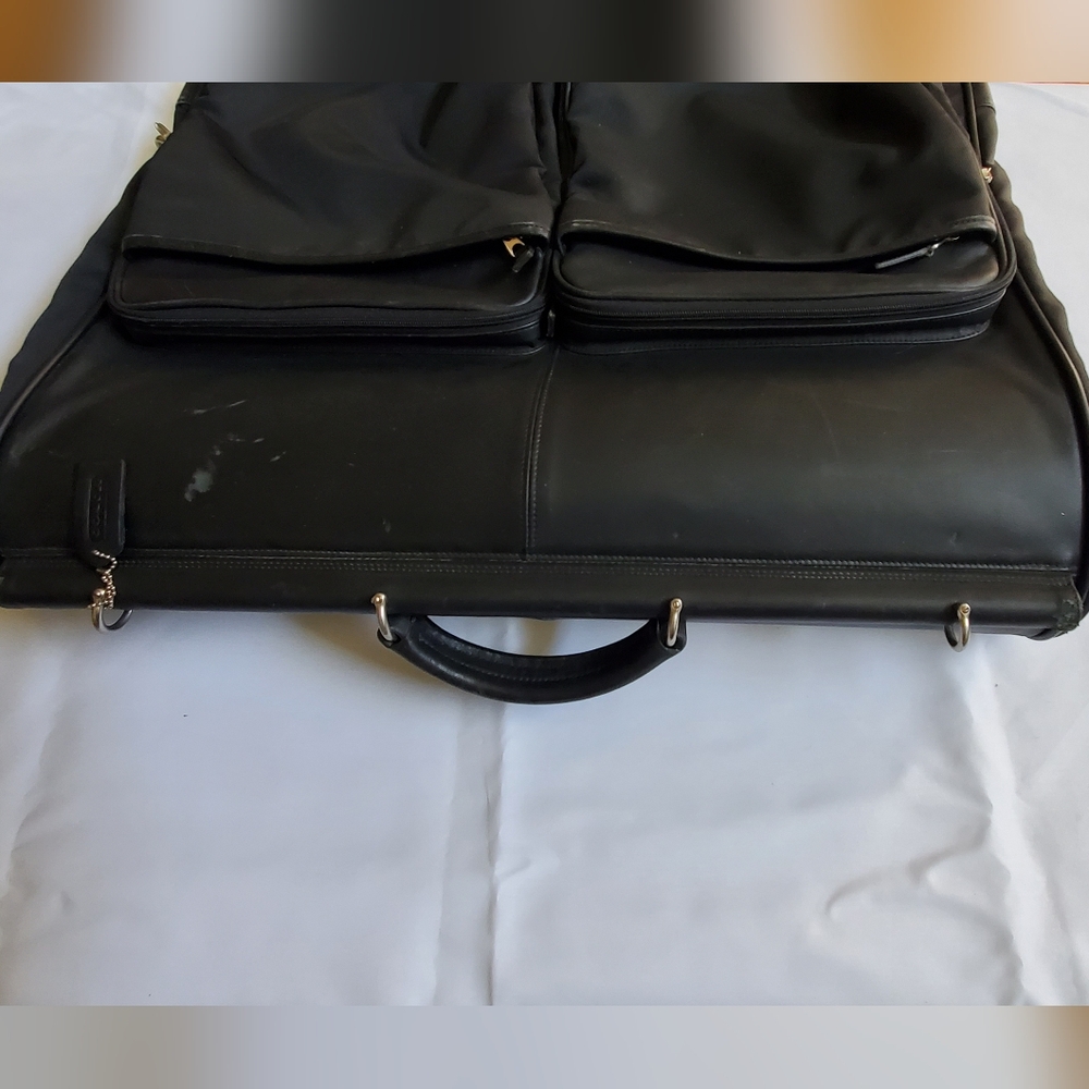 Vintage Coach Leather Canvas Garment Bag - Picture 4 of 9